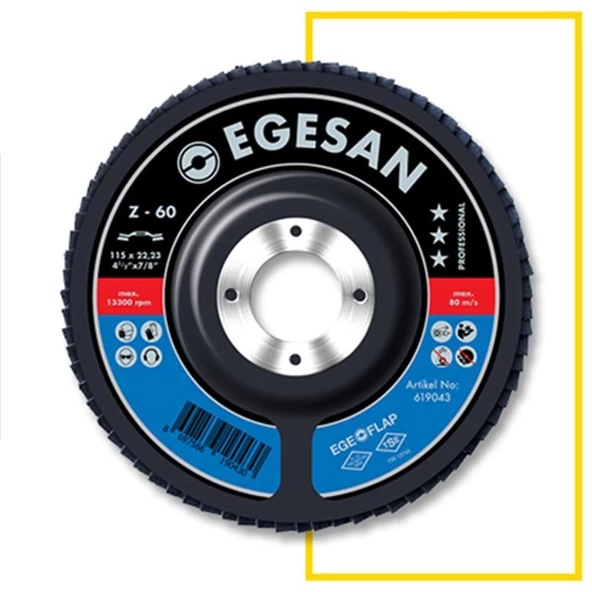 EGESAN 115mm 40 KUM PRO AO FLAP DİSK