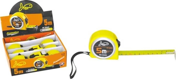 FİSH ÇELİK ŞERİT METRE 5 MT X 25 MM - 2