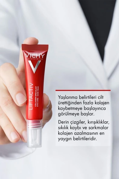 Vichy Liftactiv Collagen Specialist Yaşlanma Belirtilerine Karşı Göz Bakım Kremi - Resim 7