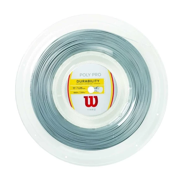 Wilson Poly Pro Silver 1.25 200M Rulo Kordaj WRZ904700 - 5