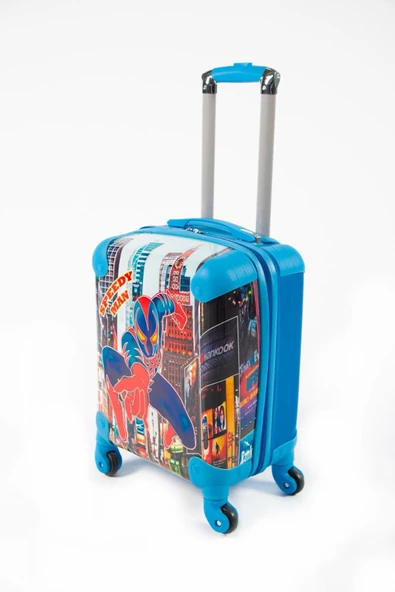 Protocol London Spiderman Speedy Man Erkek Çocuk Valizi Mavi - 2