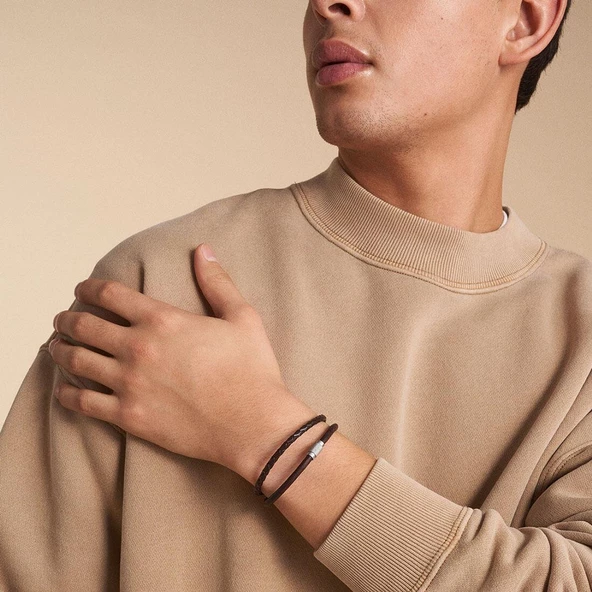 Fossıl  JF04702-040 Bileklik - Resim 2