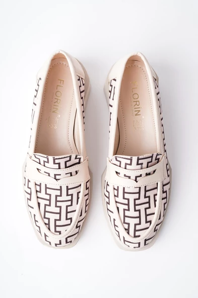 Muggo LUVİ Garantili Kadın Loafer Günlük Eva Taban Casual Makosen Ayakkabı - 9