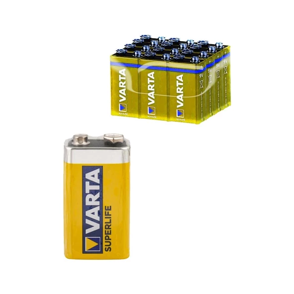 Varta Superlife 9 V Pil E Sh 12 adet