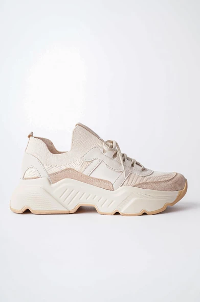 Muggo SEPHO Garantili Günlük Yürüyüş Koşu Yüksek Taban Rahat Kadın Sneaker Spor Ayakkabı - 7