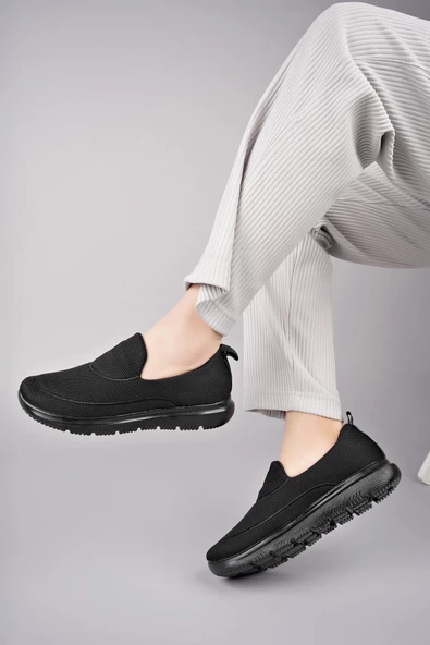 Muggo ZAC Garantili Erkek Ortopedik Bağcıksız Nefes Alabilen Hafif Yürüyüş Sneaker Spor Ayakkabı - 2