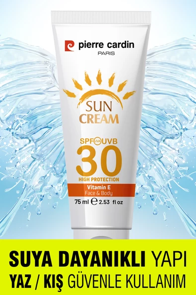 Pierre Cardin SPF 30 Leke Karşıtı Yüksek Koruyucu Yüz Güneş Kremi 75 ML Normal Ve Kuru Ciltler İçin - 7