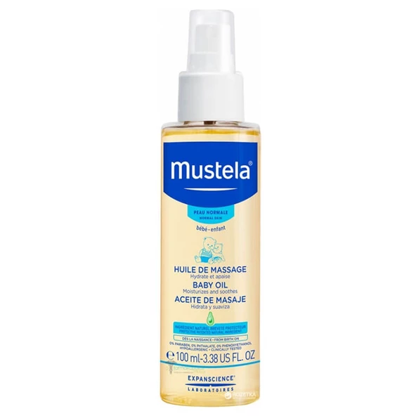 Mustela Baby Massage Oil Nemlendirici ve Rahatlatıcı Bebek Yağı 100 ml