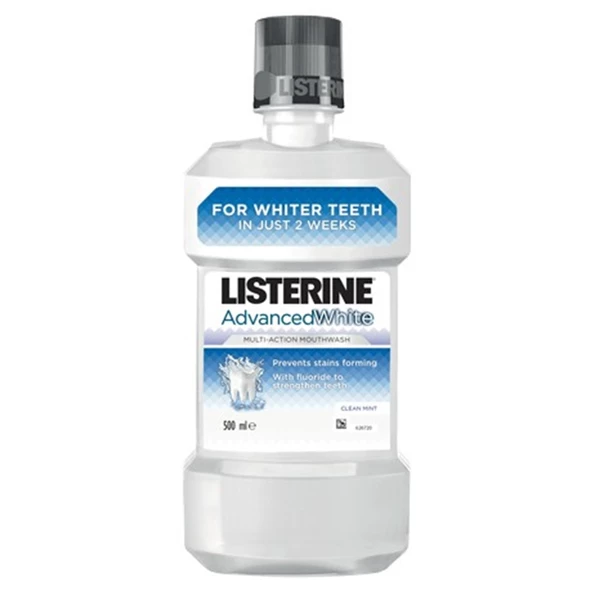 Listerine Advanced White Beyazlatıcı 500 ml ürün görseli