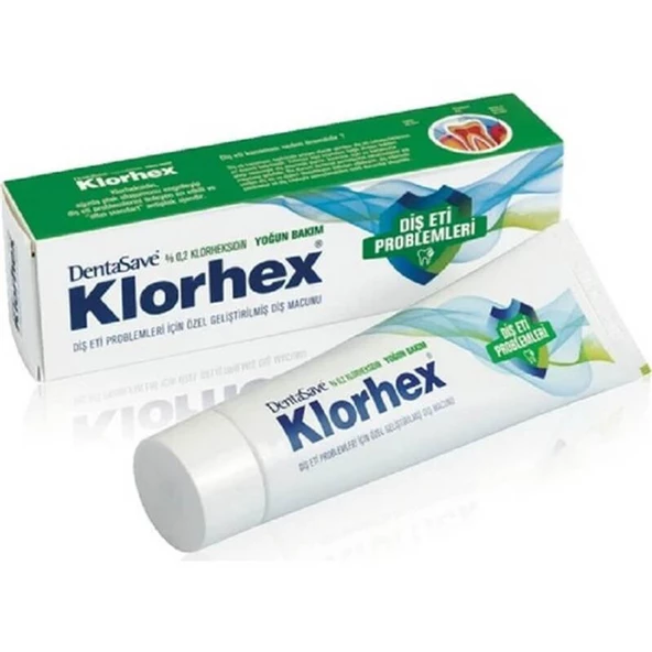 Dentasave Klorhex %0,2 Yoğun Bakım ve Diş Eti Problemleri İçin Diş Macunu 75 ml