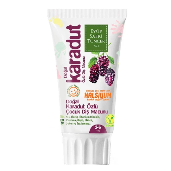 Eyüp Sabri Tuncer Doğal Karadut Özlü Çocuk Diş Macunu 60 ml ürün görseli