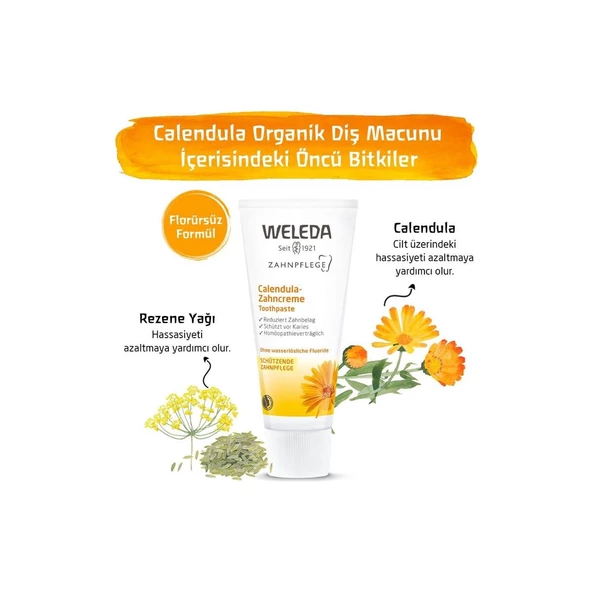 Weleda Calendula Diş Macunu 75 ml - Eski Ambalaj ürün görseli