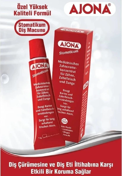 Ajona Diş Macunu Stomatikum 25 ml - 2