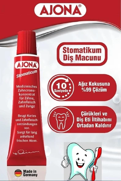 Ajona Diş Macunu Stomatikum 25 ml - 3