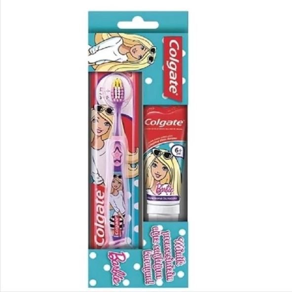 Colgate Çocuk Diş Macunu 75 ml + Diş Fırçası Barbie - 2