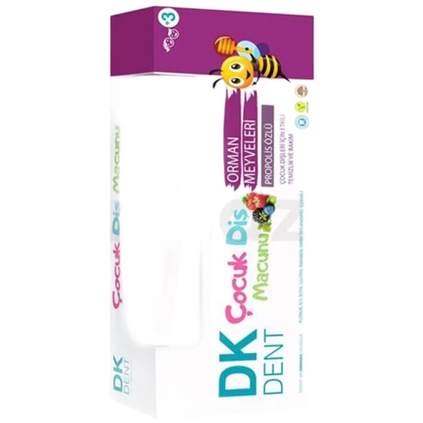 DK Dent 7 Orman Meyveli Çocuk Diş Macunu 50 ml - Diş Fırçası Hediyeli