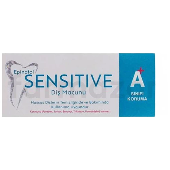 Epinafol Diş Macunu Sensitive A-Class Antitartar 90 gr ürün görseli