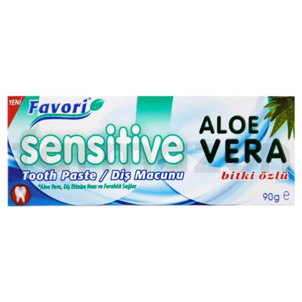 Favori Sensitive Diş Macunu Aloe Vera 90 gr