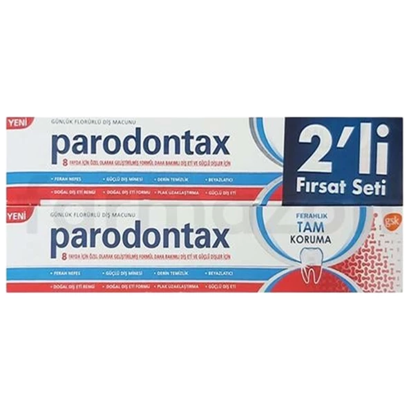 Parodontax Ferahlık Tam Koruma Diş Macunu 50 ml + 50 ml