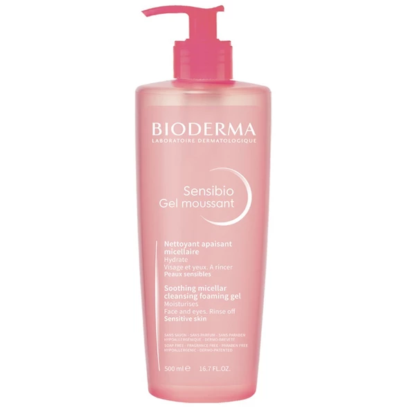 Bioderma Sensibio Gel Moussant Foaming Gel 500 ml ürün görseli