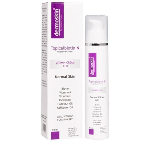 Dermoskin Topicalbiotin N Vitamin Kremi Normal Ciltler 50 ml