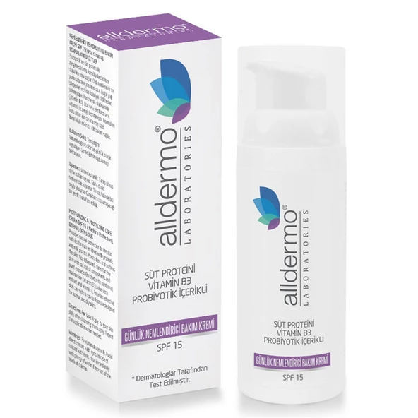 Alldermo Günlük Nemlendirici Bakım Kremi SPF15 50 ml ürün görseli