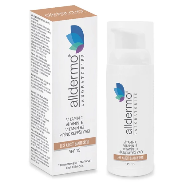 Alldermo Leke Karşıtı Bakım Kremi SPF15 50 ml ürün görseli