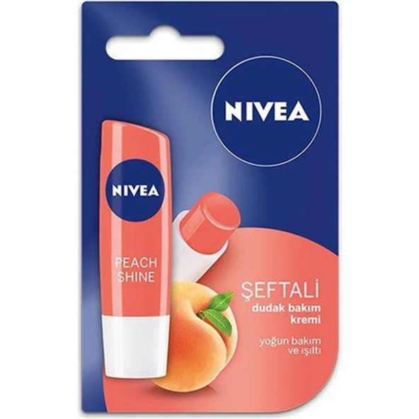 Nivea Lip Dudak Bakım Kremi - Şeftali ürün görseli
