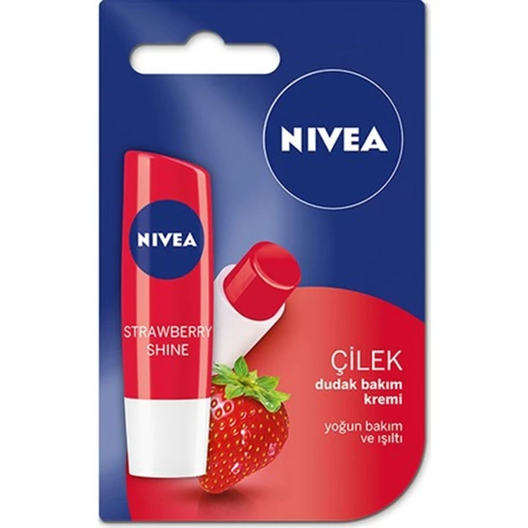 Nivea Lip Stick Çilek 24 Saat Nem ürün görseli