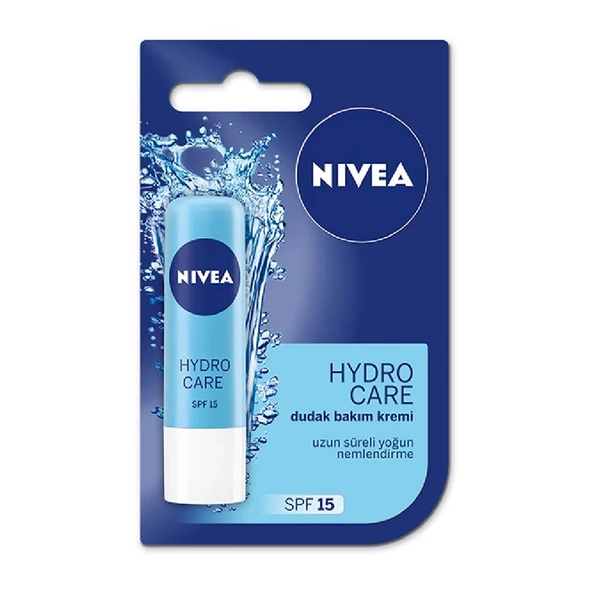 Nivea Lip Stick Hydro Care SPF15 24 Saat Nem