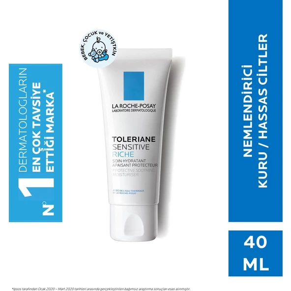La Roche Posay Toleriane Sensitive Riche 40 ml ürün görseli