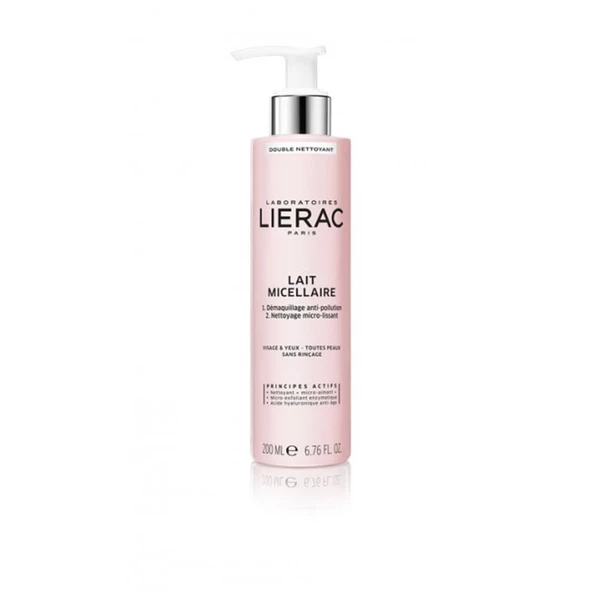 Lierac Paris Double Cleansing Micellar Milk Face & Eyes 200 ml ürün görseli