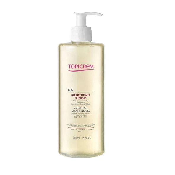 Topicrem DA Ultra Rich Cleansing Gel 500 ml ürün görseli