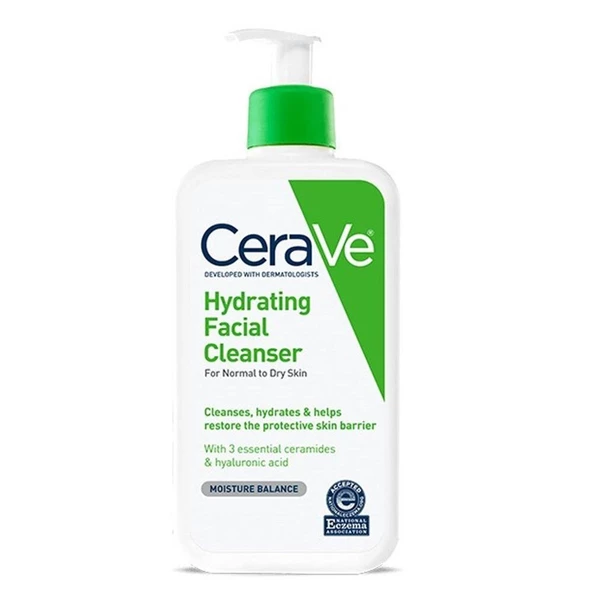 Cerave Hydrating Cleanser Normal ve Kuruya Dönük Ciltler İçin Nemlendiren Temizleyici 473 ml ürün görseli