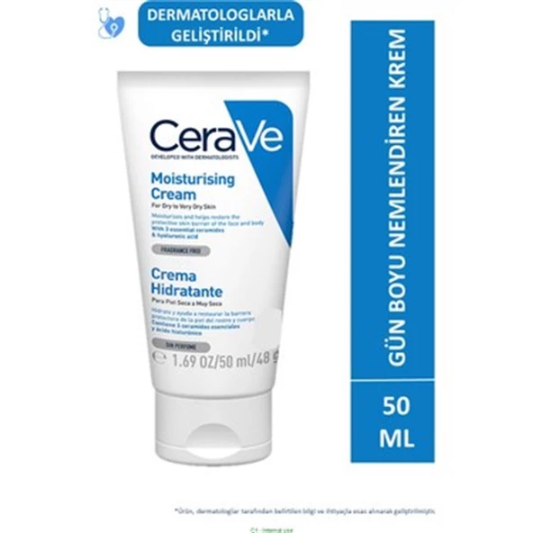 Cerave Nemlendirici Krem Kuru ve Çok Kuru Ciltler 50 ml