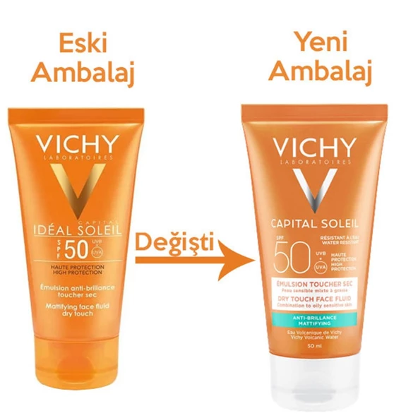 Vichy Ideal Soleil BB Karma & Yağlı Ciltler Bronz Ton Emülsiyon SPF50 50 ml ürün görseli