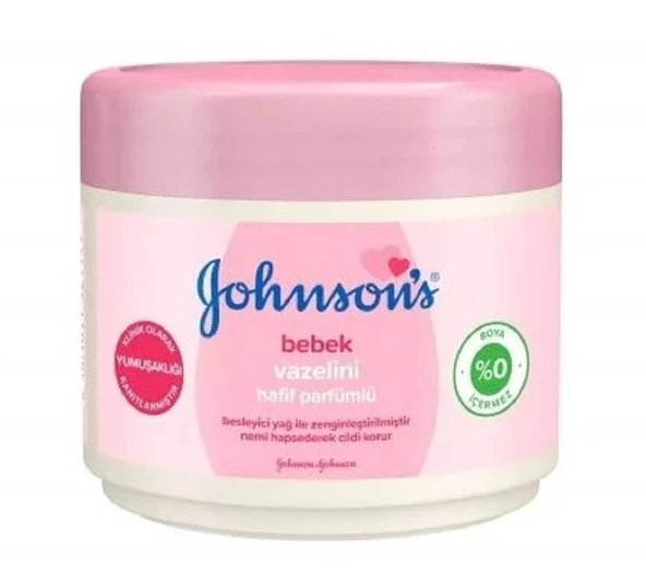 Johnson's Baby Bebek Vazelini Hafif Parfümlü Pembe 250 ml ürün görseli
