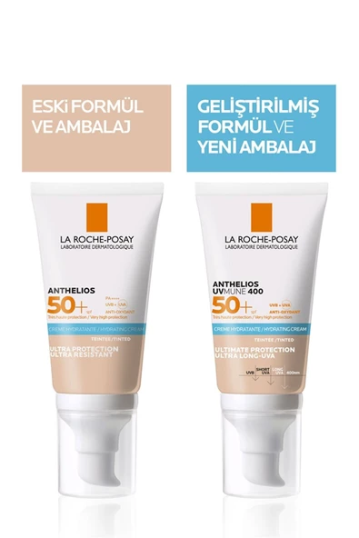 La Roche Posay Anthelios Uvmune 400 Nemlendirici Güneş Kremi Tinted SPF50+ 50 ml