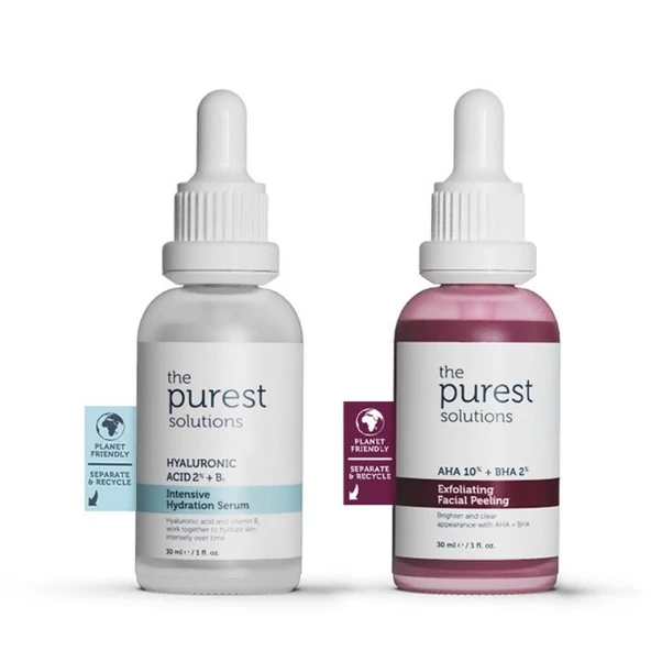 The Purest Solutions Siyah Nokta ve Sivilce Lekesi Önlemeye Yardımcı Set - Kuru Ciltlere Özel ürün görseli