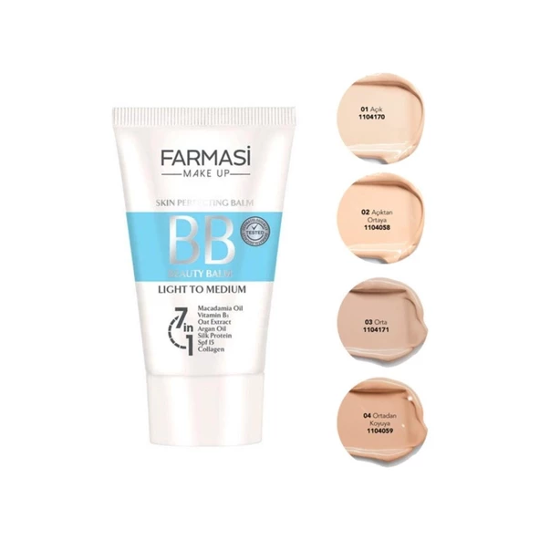 Farmasi BB Krem 02 Light To Medium 50 ml