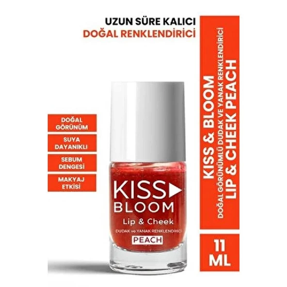 Procsin Kiss & Bloom Doğal Görünümlü Dudak ve Yanak Renklendirici Lip & Cheek Peach 11 ml ürün görseli