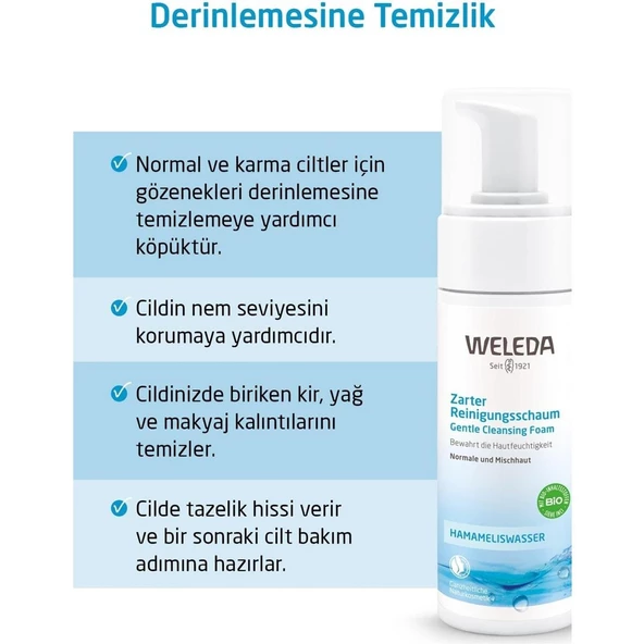 Weleda Derinlemesine Temizleme Köpüğü 150 ml ürün görseli