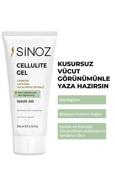 Sinoz Selülit Jeli 200 ml ürün görseli
