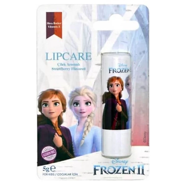 Disney Frozen II Dudak Koruyucu Lip Care Çilek Beyaz - Resim 2
