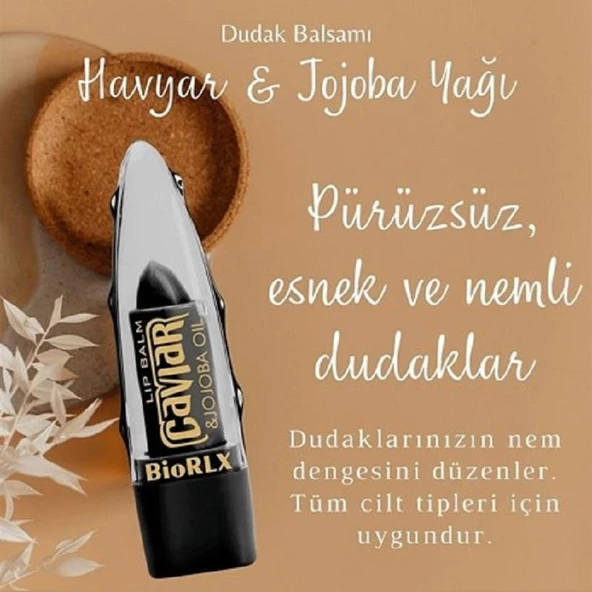 BioRLX Lip Balm Caviar Jojoba Oil - 4