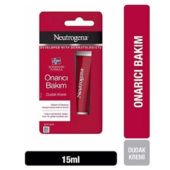 Neutrogena Kuru ve Çatlamış Dudaklar İçin Onarıcı Bakım Kremi 15 ml - Resim 2