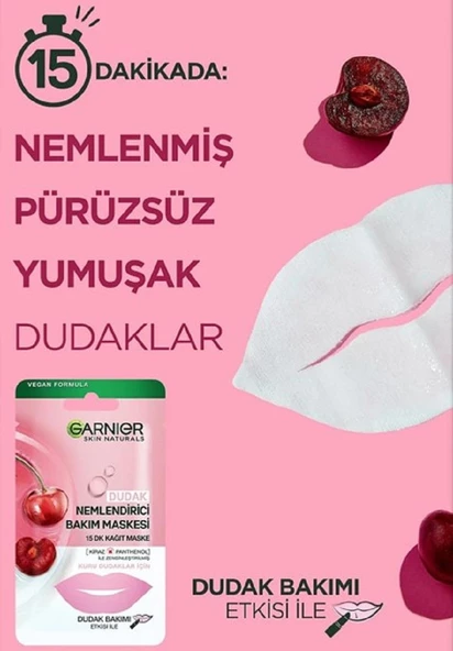 Garnier Dudak Nemlendirici Bakım Maskesi 5 gr - 3