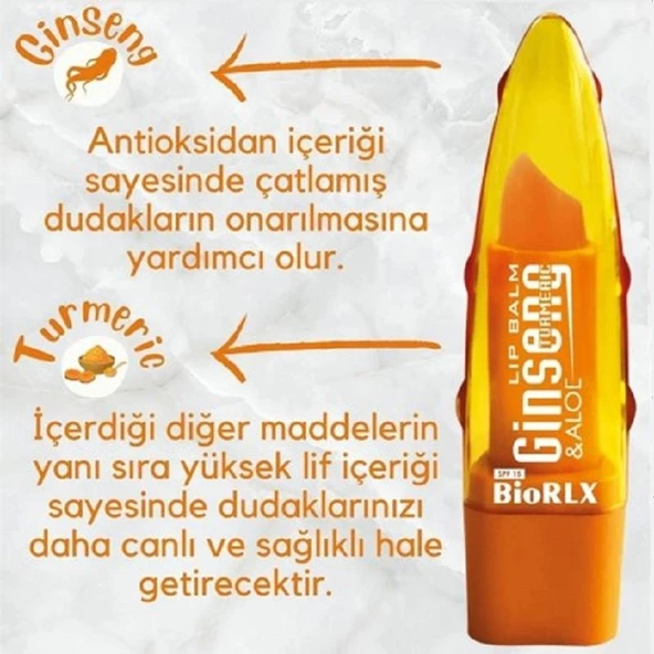 BioRLX Ginseng Lip Balm 12'li - 4