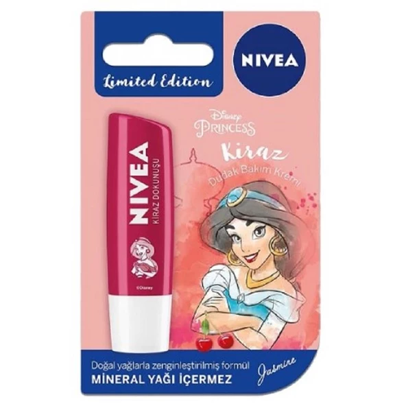 Nivea Lip Fruity Disney Prenses - Kiraz