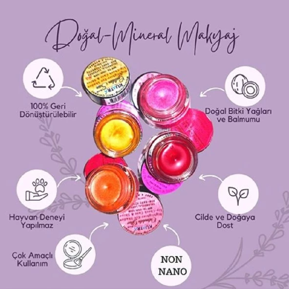 Kuatra Red Marigold Nemlendirici Antioksidan Işıltı Veren Balm 7 ml - Resim 4